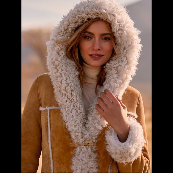 Overland Sheepskin Shearling Coat New - Picture 8 of 10